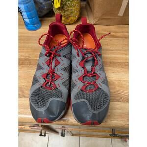 Merrell Trail Running Shoes Gray and Red